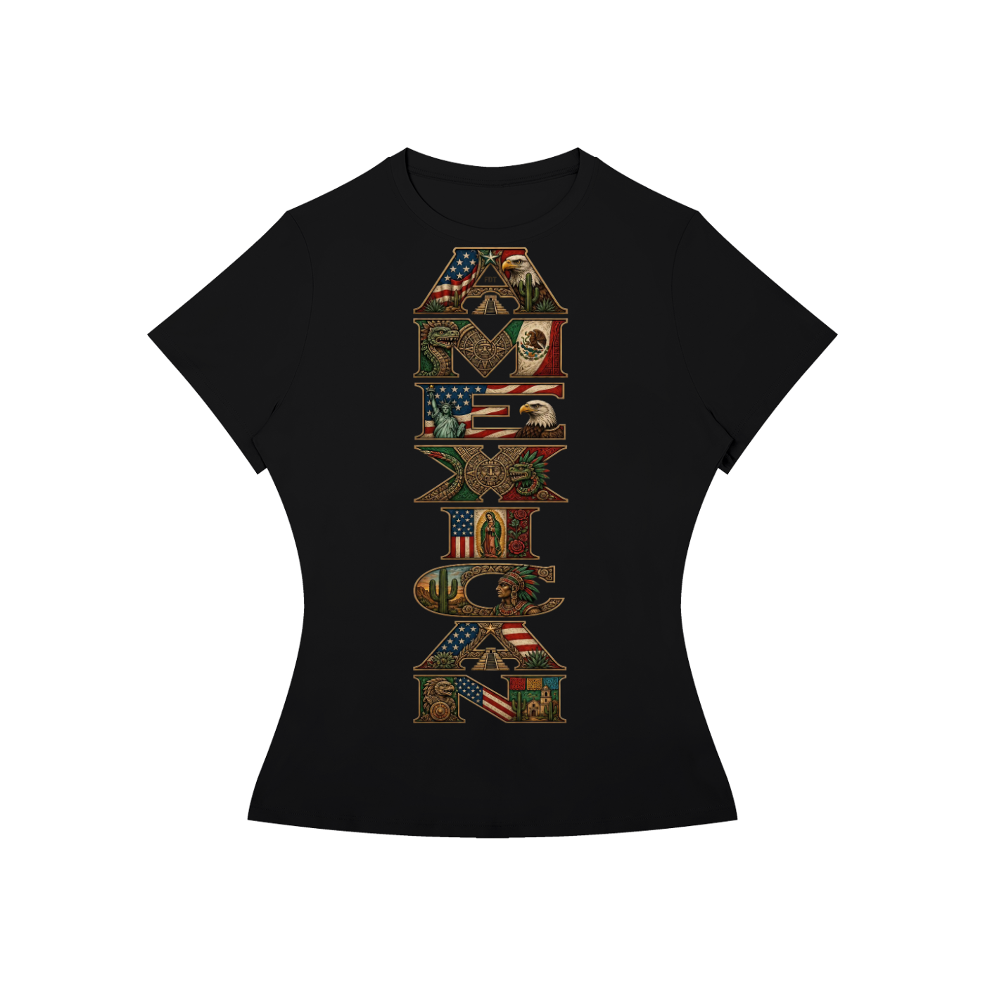 AMEXICAN Pride FDT Subtle Women’s Slim Fit Performance T-Shirt