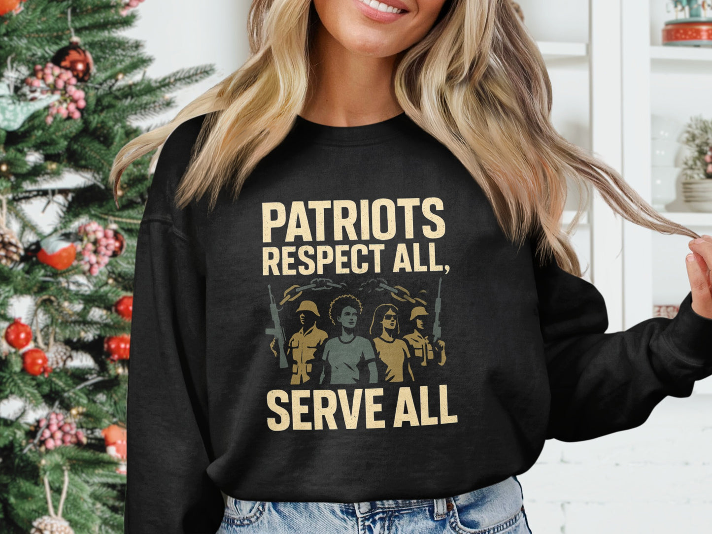 Patriots Respect All Serve All sweatshirt product type