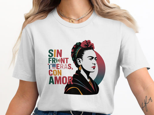 Sin Fronteras Con Amor Graphic Tee product type