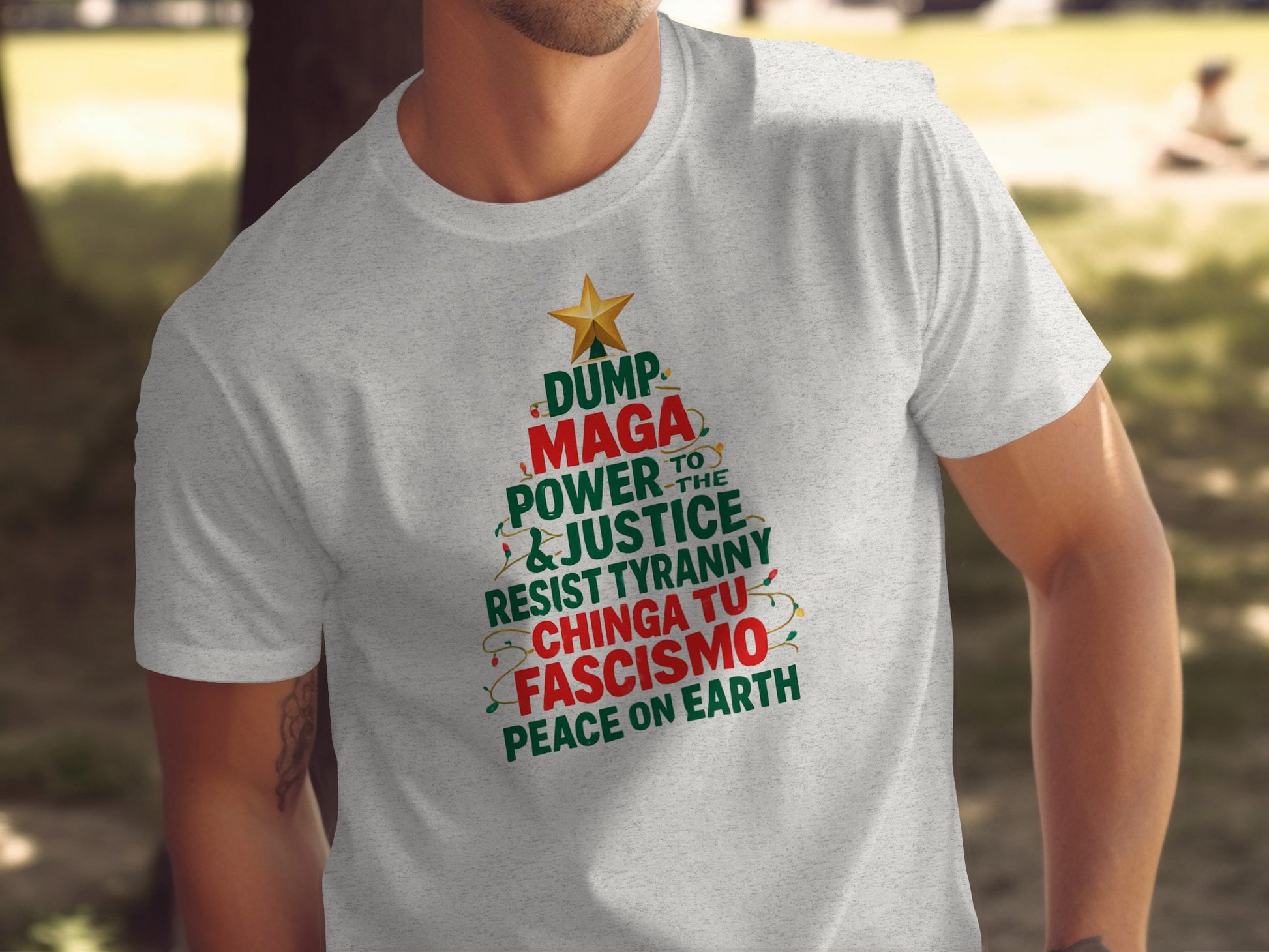 Dump MAGA Power Justice Resist Tyranny Peace T-Shirt