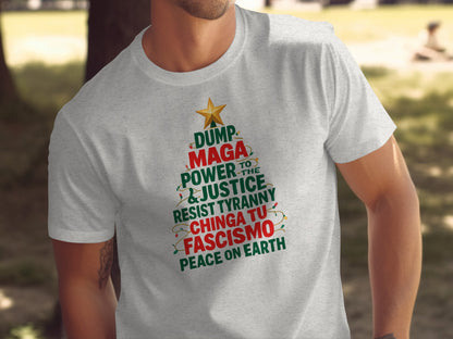 Dump MAGA Power Justice Resist Tyranny Peace T-Shirt