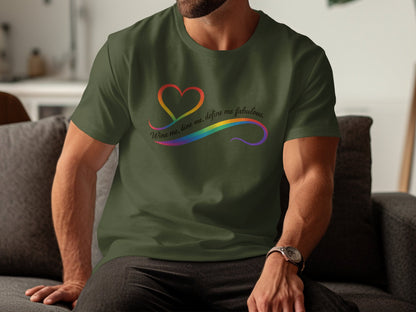 Vibrant Heart and Script Design Casual Wear Product