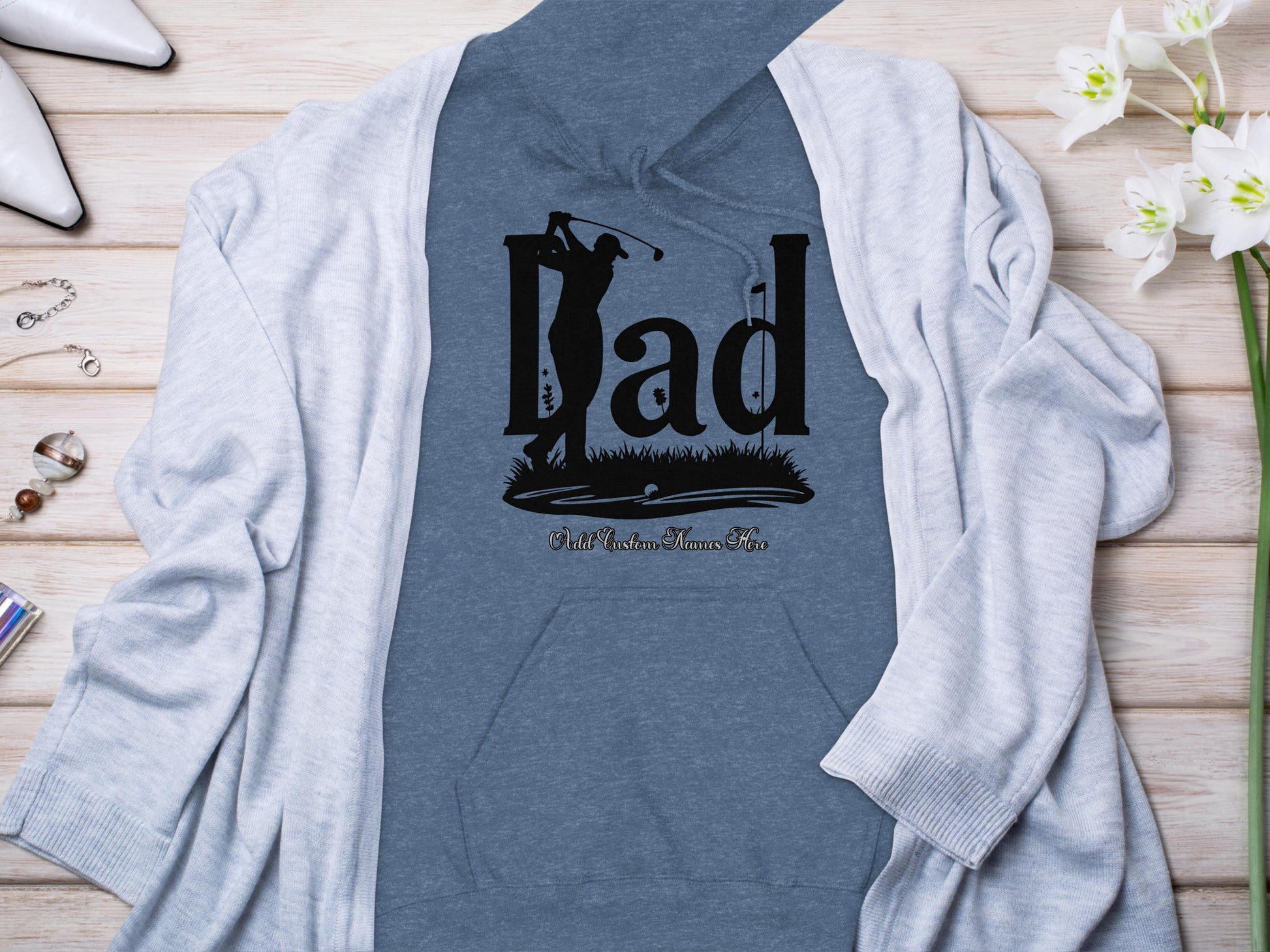 Dad Golf Theme Graphic Design Apparel product type