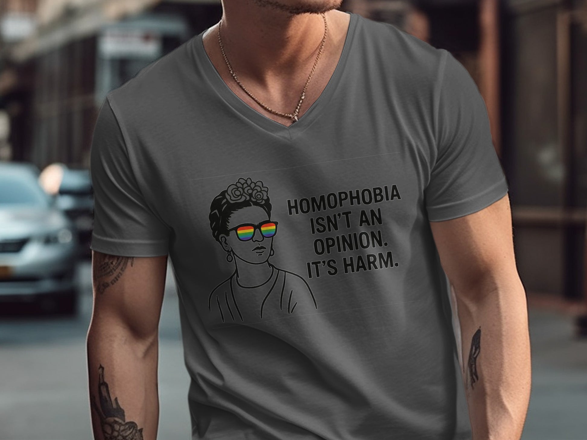 Homophobia Isn't an Opinion It's Harm T-shirt product type