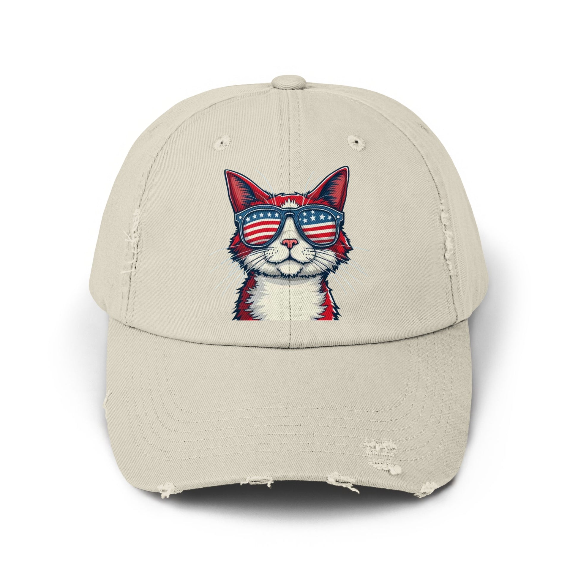 Cool Cat with Sunglasses Embroidery Design Hat product