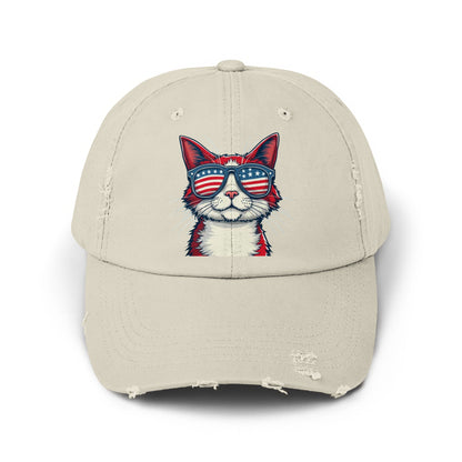 Cool Cat with Sunglasses Embroidery Design Hat product