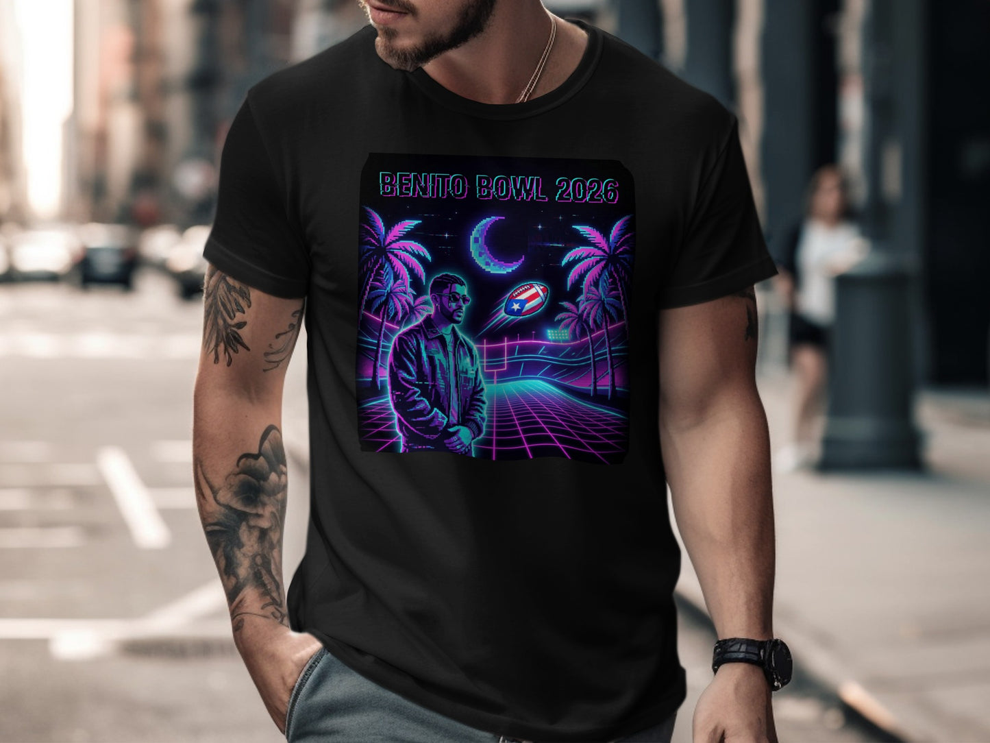 Benito Bowl 2026 neon futuristic design product