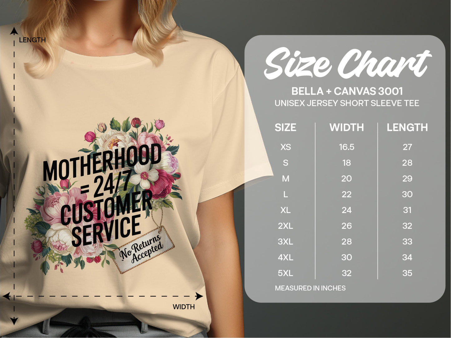Motherhood 24 7 Customer Service T-Shirt product