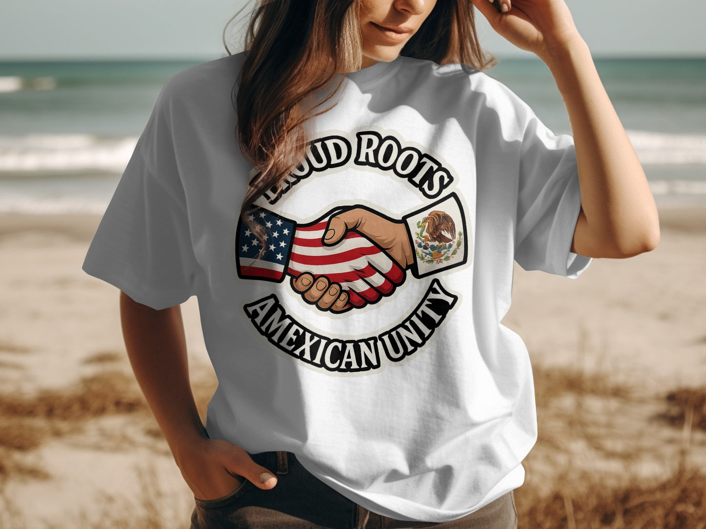 Proud Roots American Mexican Unity T-shirt product type