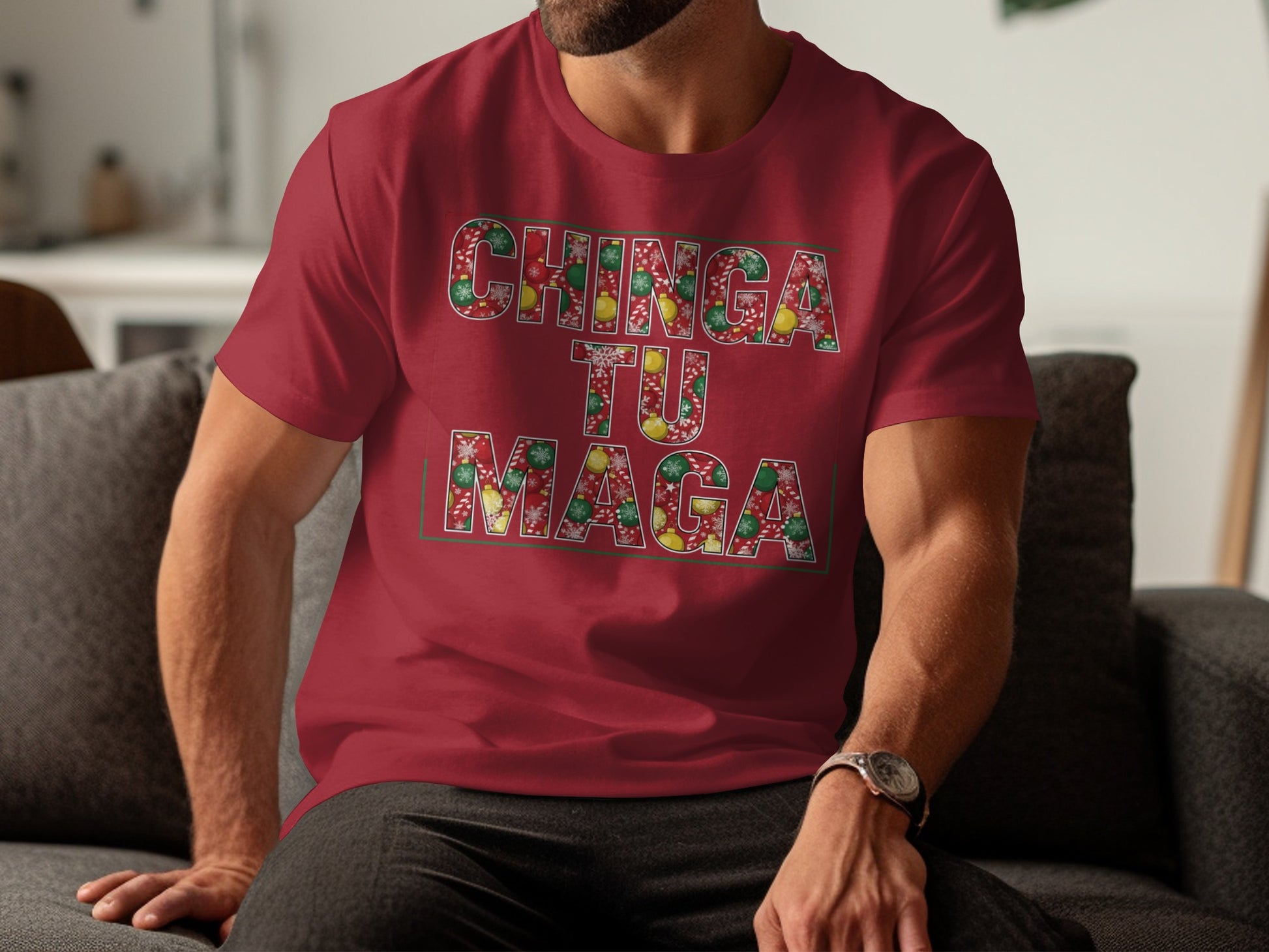 Chinga Tu Maga Graphic Tee Statement Shirt