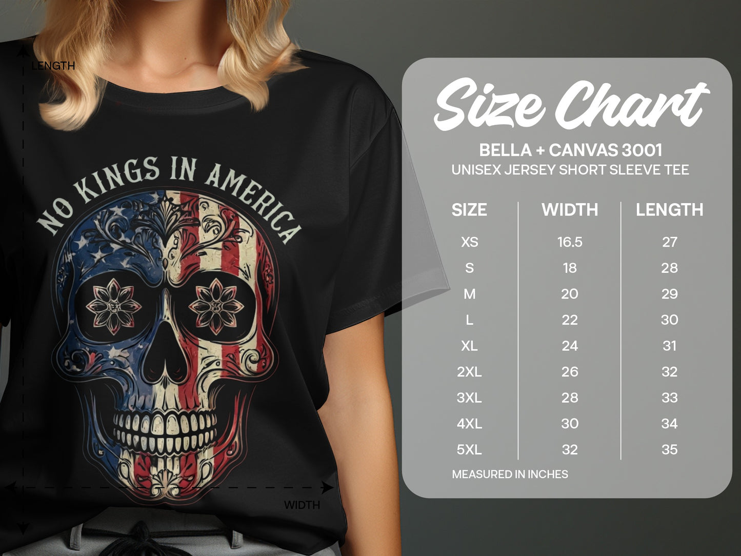 No Kings In America Graphic Shirt product