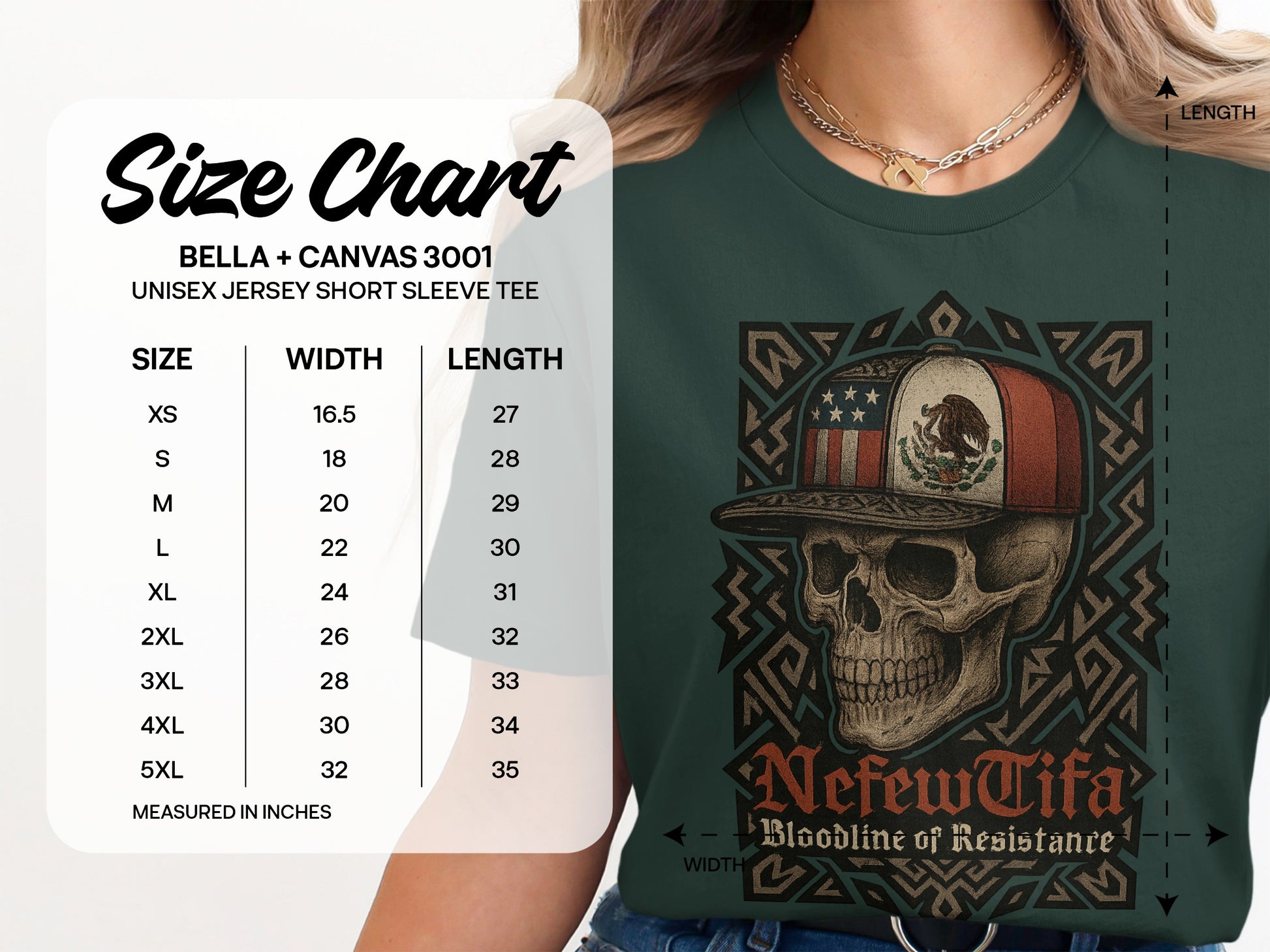 Brown Skull with Flag Cap Graphic T-Shirt