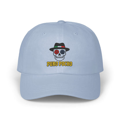 Puro Pocho Sugar Skull Embroidered Hat product