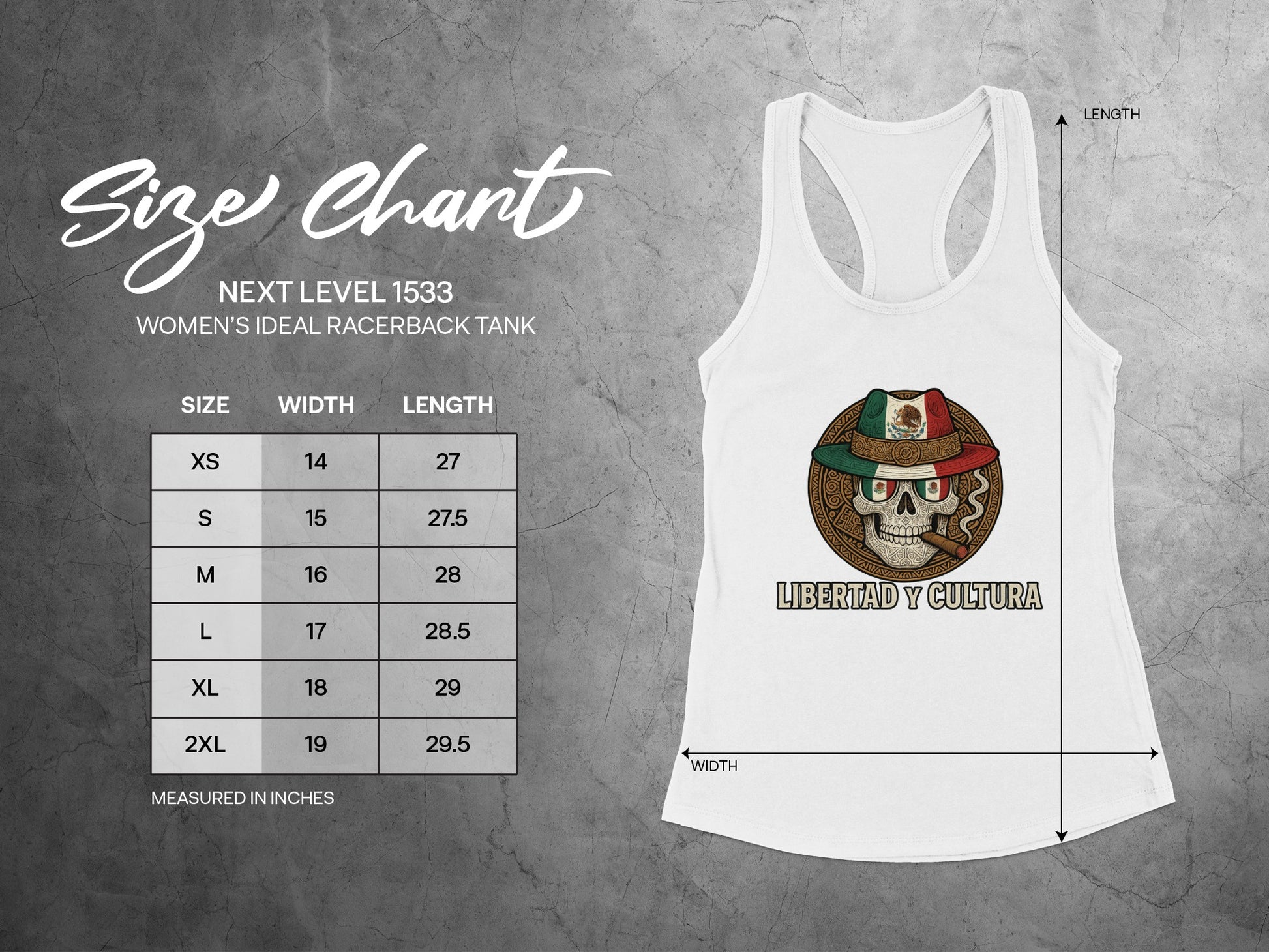 Libertad Y Cultura Women's Ideal Racerback Tank