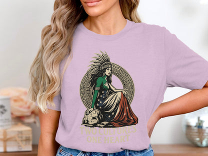 Two Cultures One Heart Graphic Tee product type