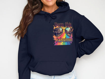 Born This Fabulous Rainbow Sunglasses Hoodie product
