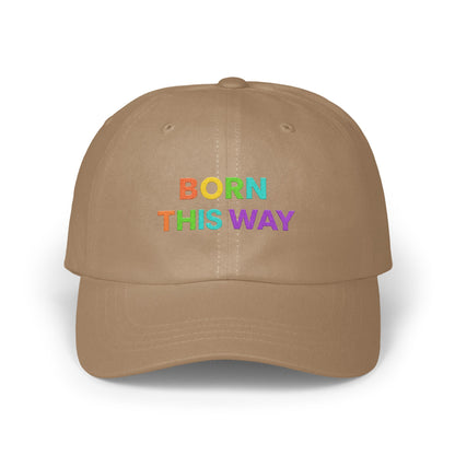 Born This Way Embroidered Adjustable Cap product type