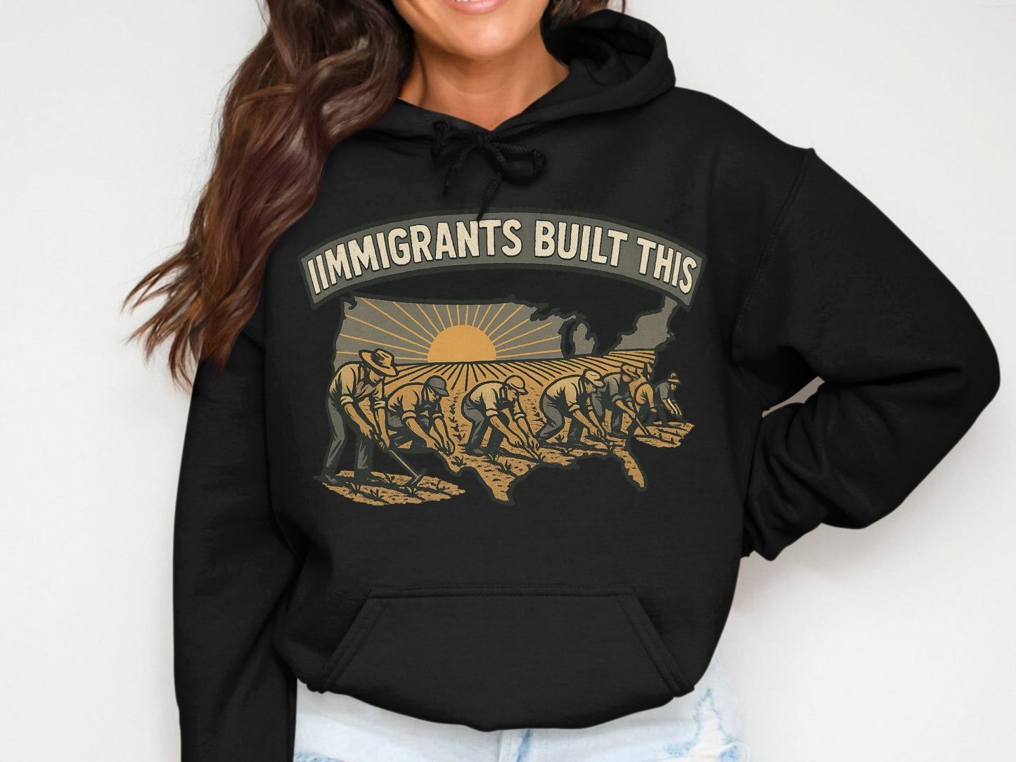 Immigrants Built This Graphic Hoodie product type