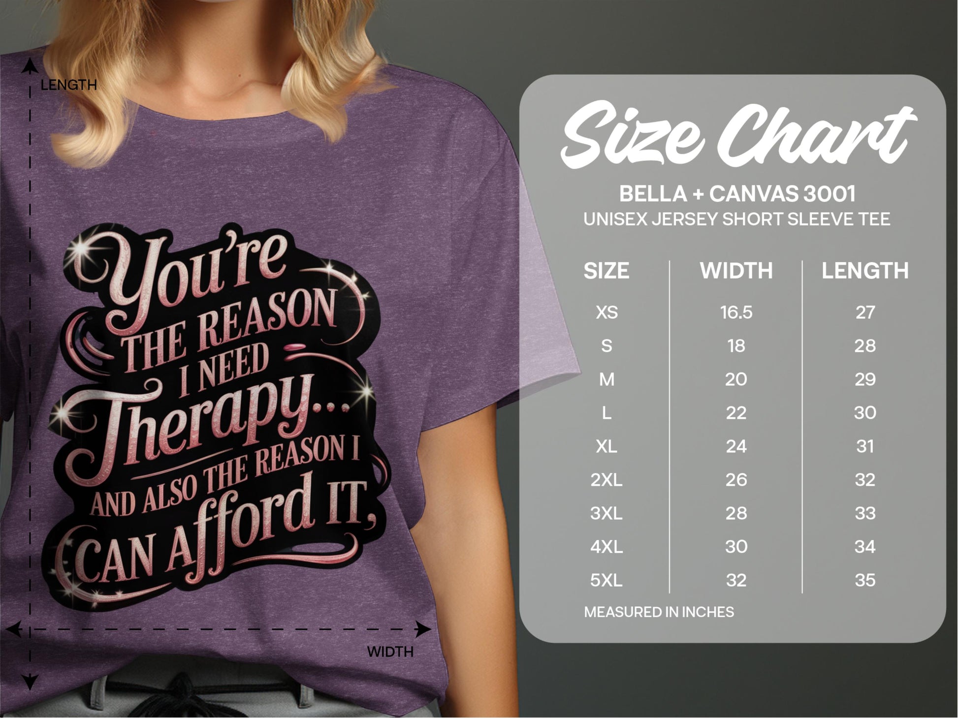 You're the Reason I Need Therapy Graphic Tee product