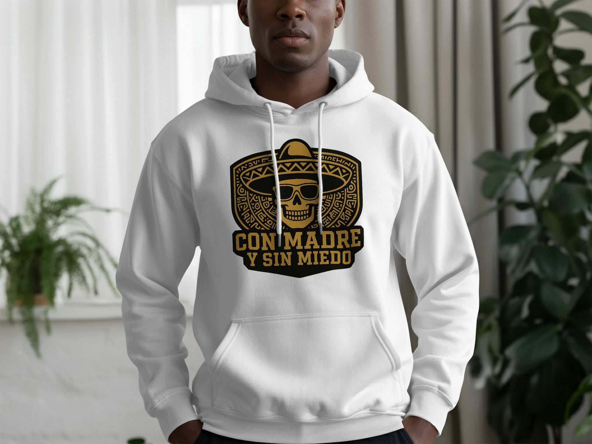 Con Madre Y Sin Miedo Print Hoodie product