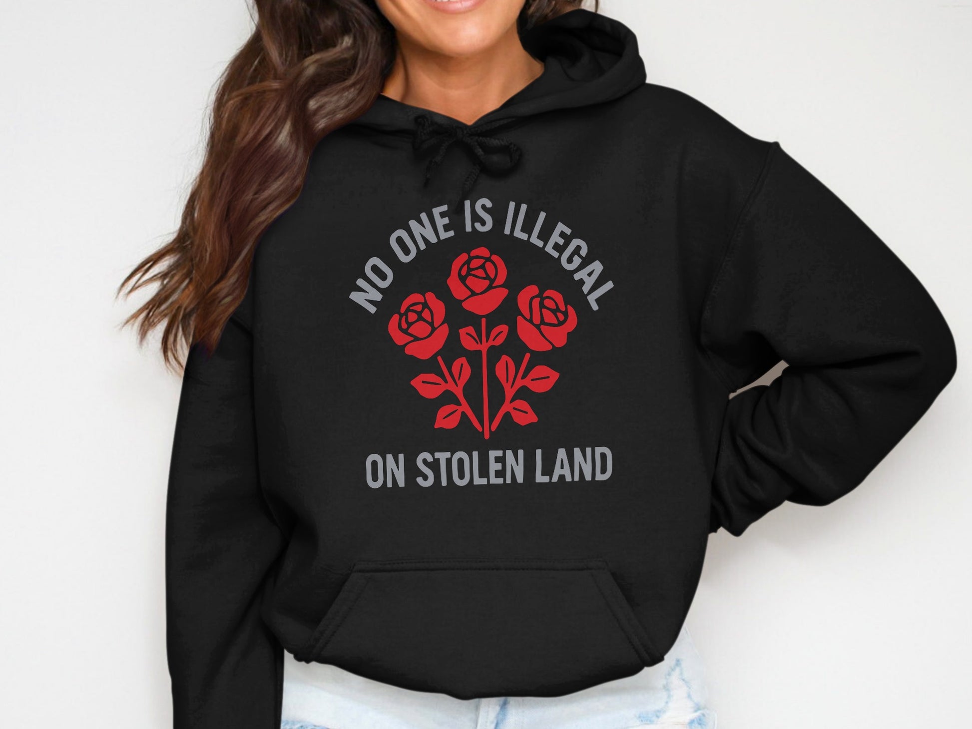 No One Is Illegal On Stolen Land Hoodie product type