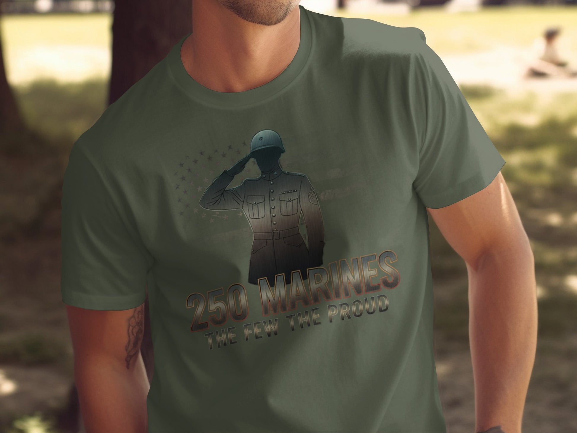 250 Marines The Few The Proud Military Inspired T-shirt