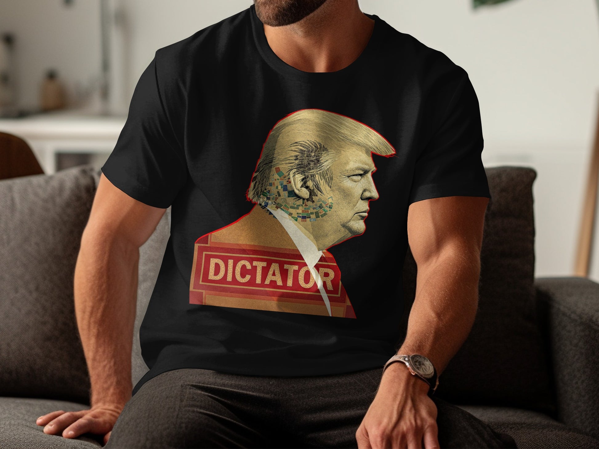 Dictator Artwork Graphic T-Shirt fashion product