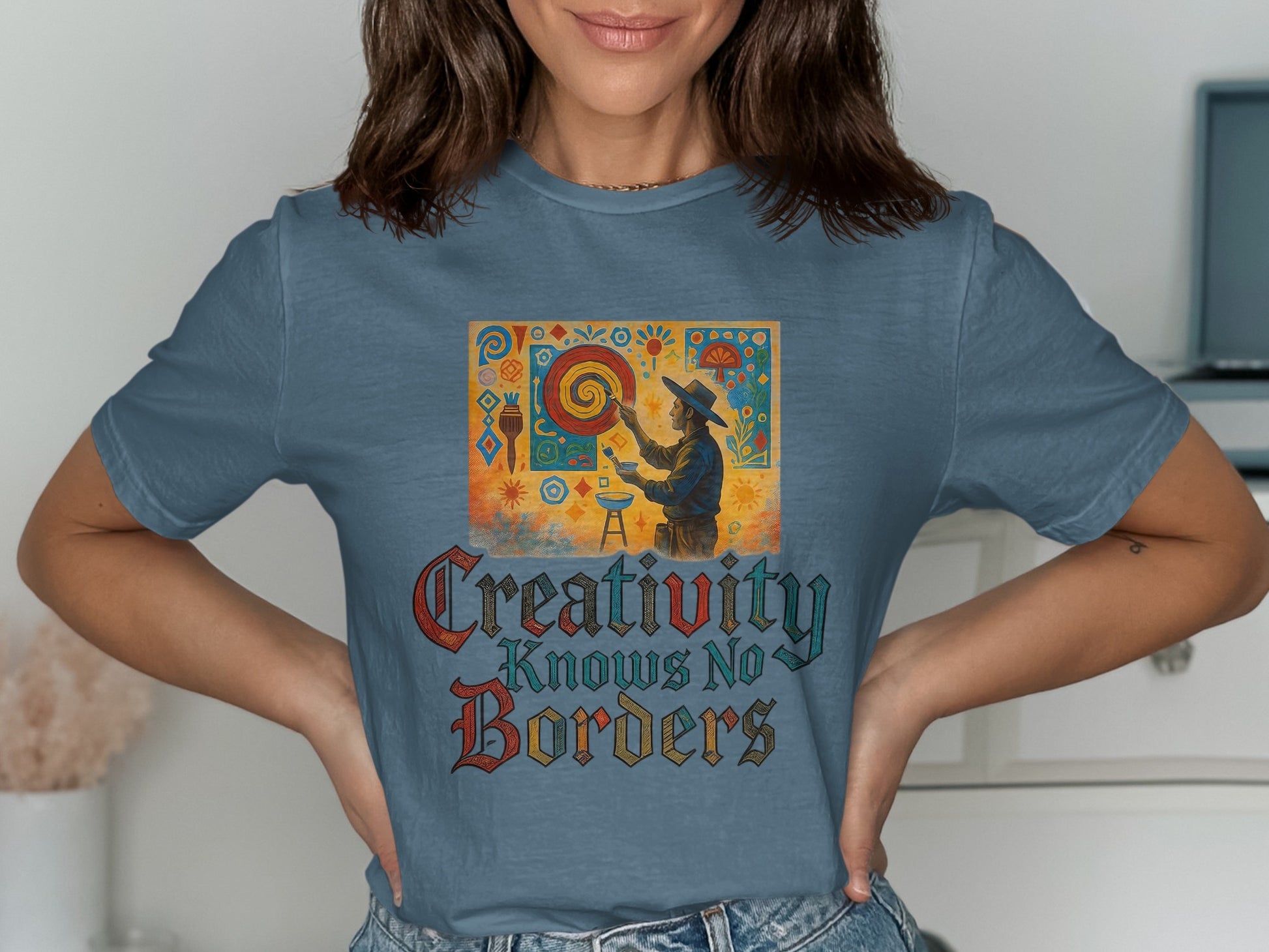 Creativity Knows No Borders Graphic T-shirt product