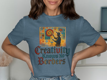 Creativity Knows No Borders Graphic T-shirt product