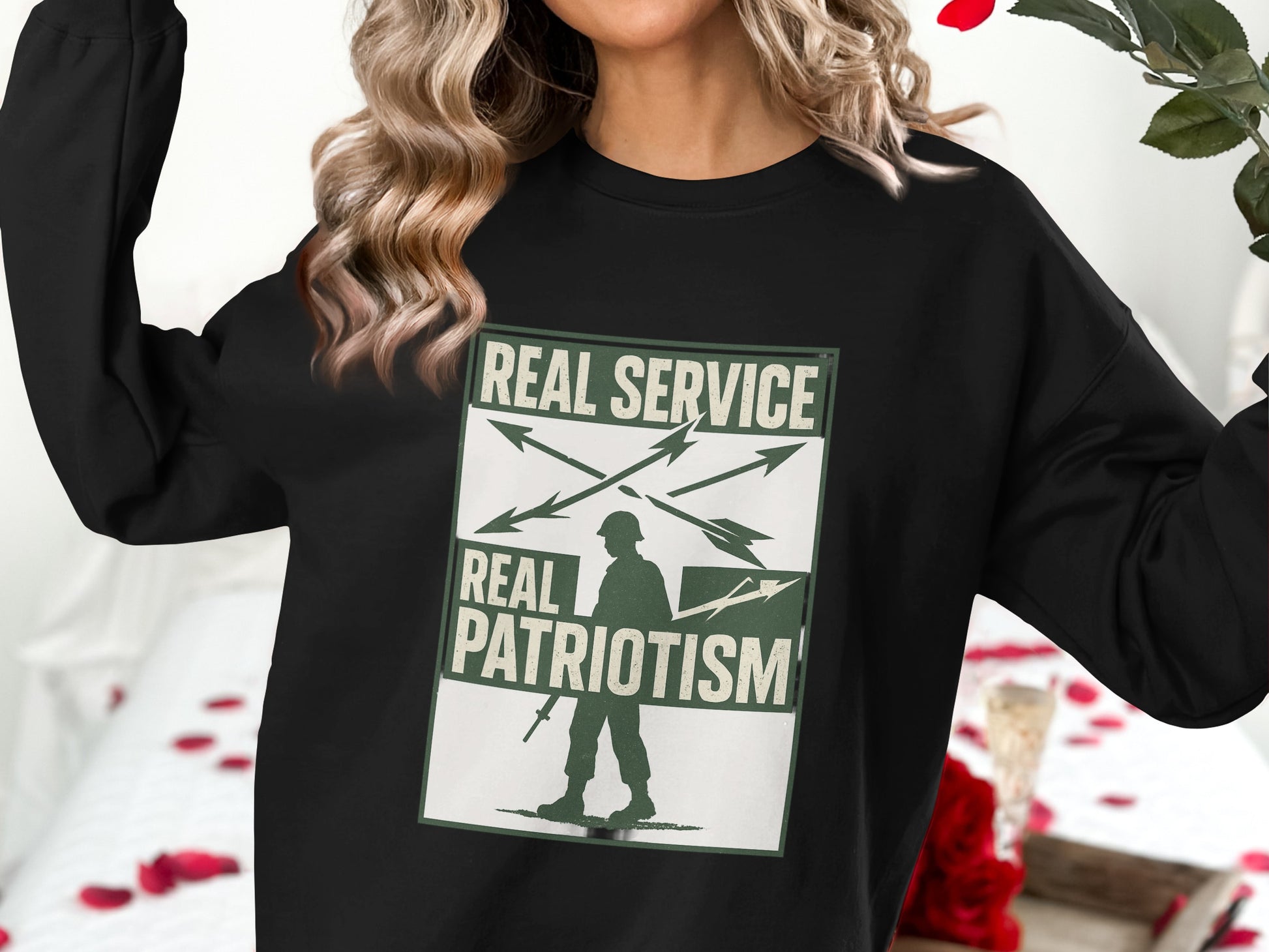 Real Service Real Patriotism Graphic Shirt product
