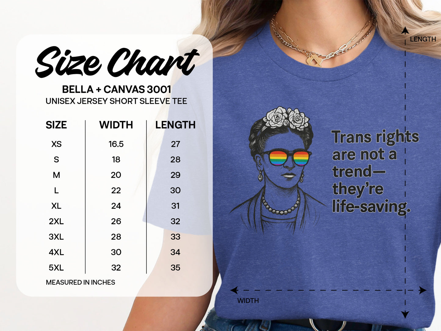 Trans rights are not a trend unisex jersey product