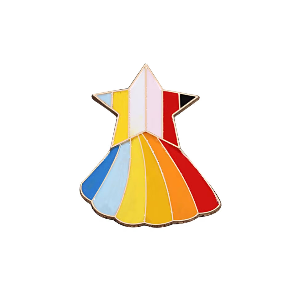 Celebrate Love with Our Custom Rainbow Enamel Pins - Stylish LGBT Brooches Featuring Heart and Gesture Designs for Bags, Shirts, and Lapels - Perfect Unique Jewelry Gifts