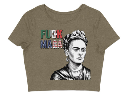 Fuck MAGA Graphic Frida Kahlo Art Print Shirt product type
