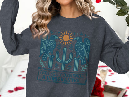 Protege y Defiende A Inmigrantes sweatshirt product type