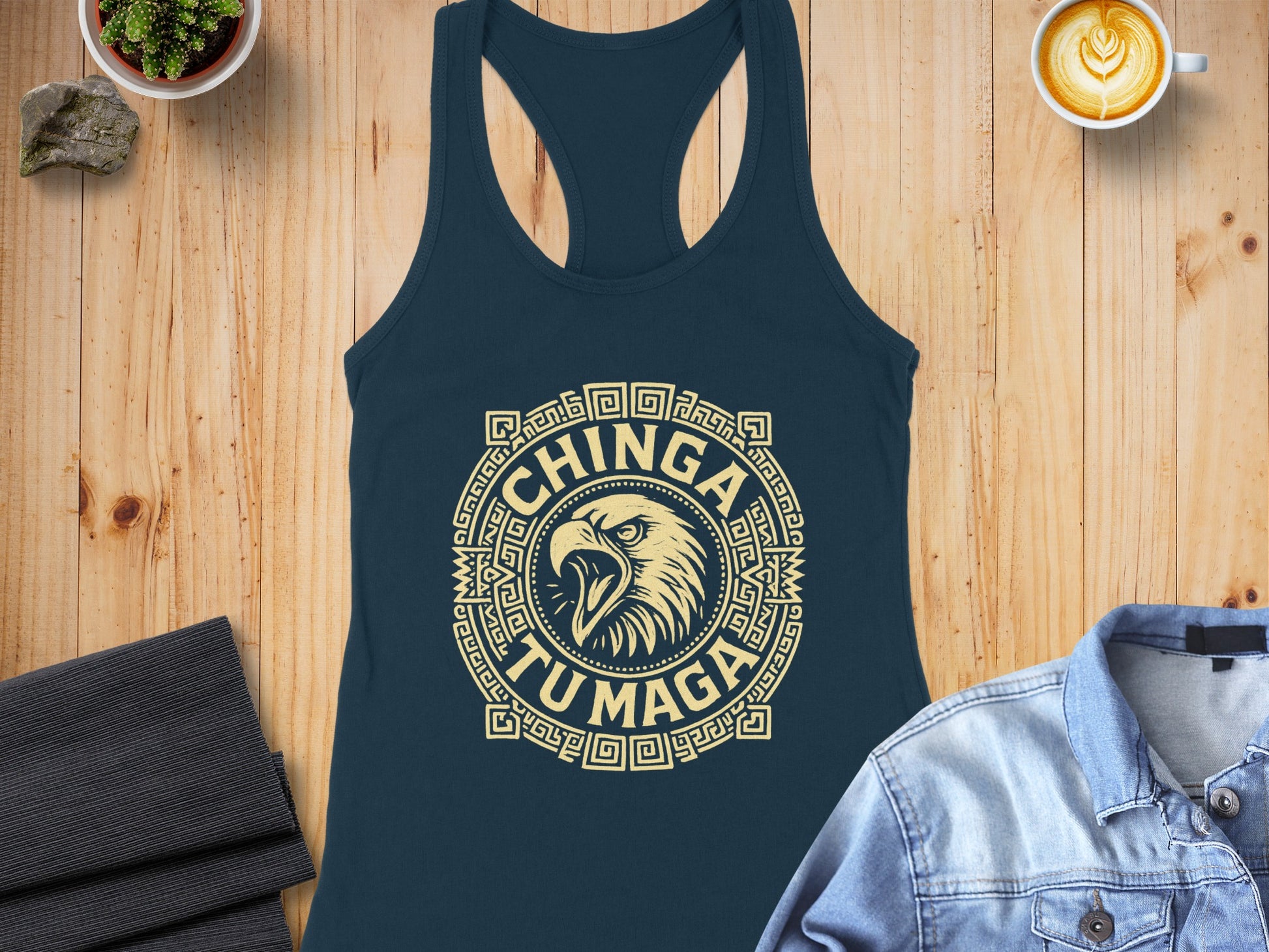 Chinga Tu Maga Eagle Graphic Women's Tank Top Product