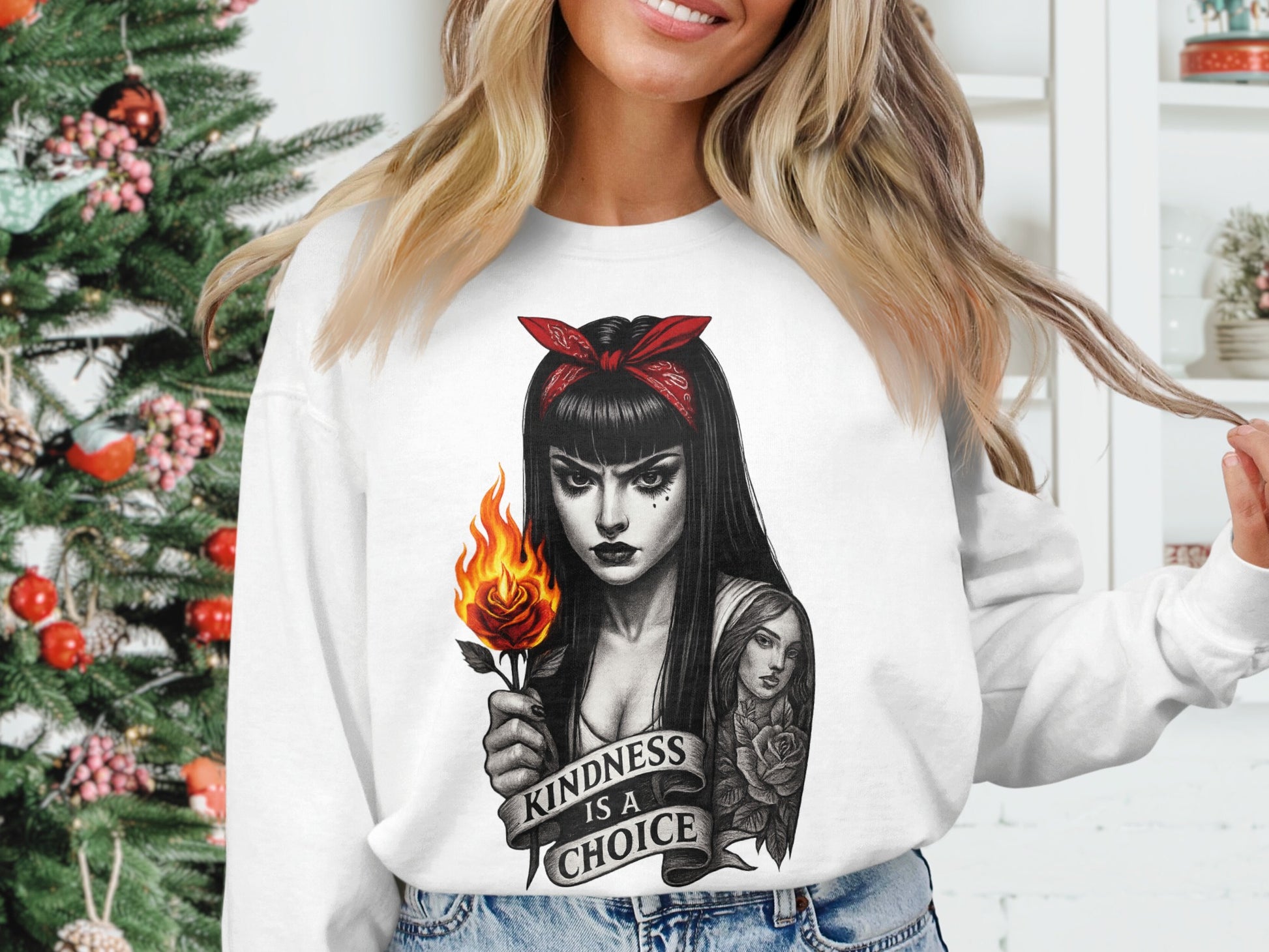 Kindness Is A Choice Graphic Sweatshirt product