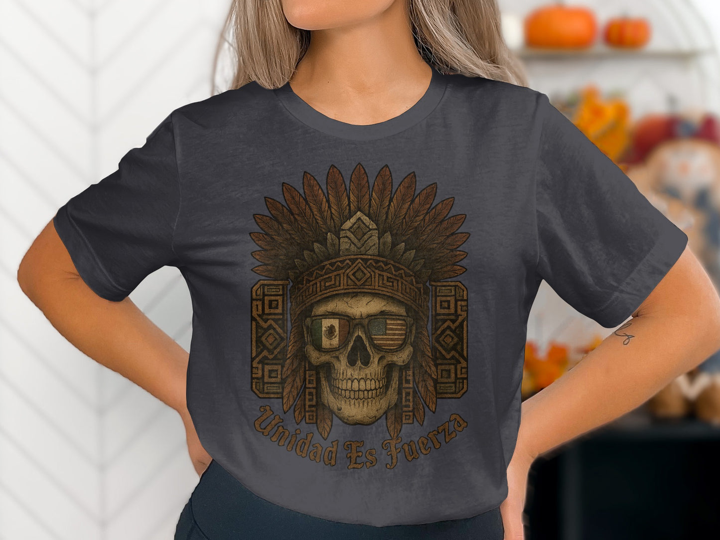 Unidad Es Fuerza Skull Graphic Tee product