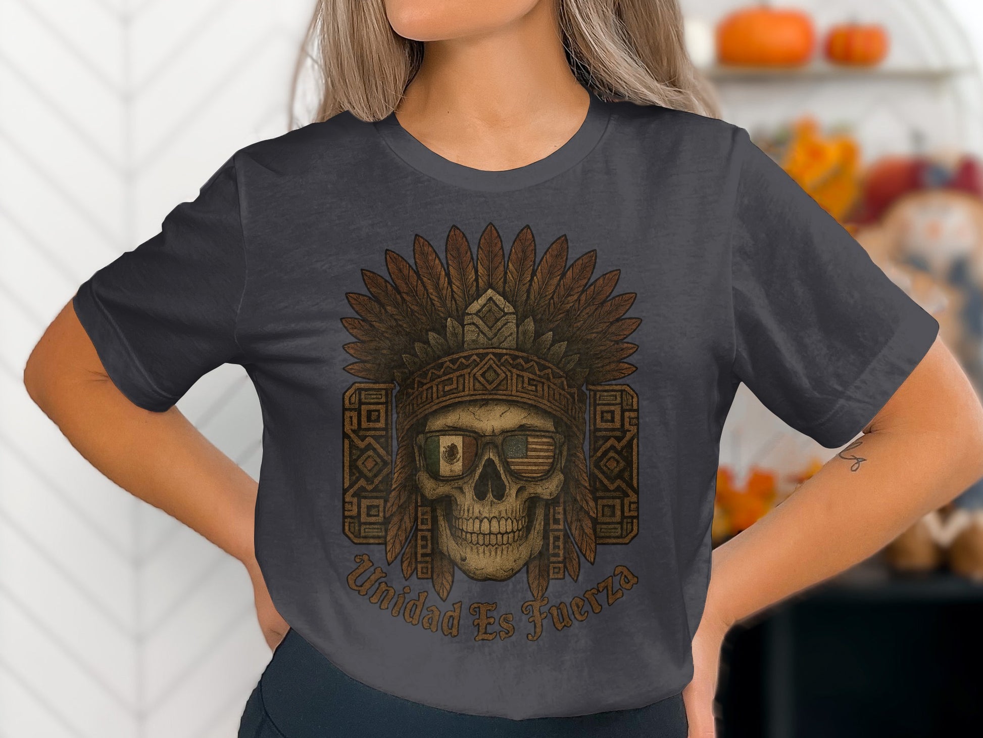 Unidad Es Fuerza Skull Graphic Tee product