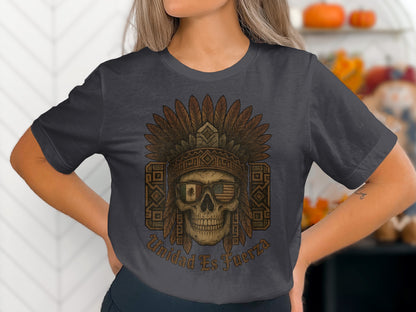 Unidad Es Fuerza Skull Graphic Tee product