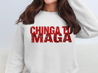 Bold Chinga Tu Maga Statement Sweatshirt Product