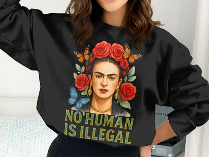 No Human Is Illegal Motivational Sweatshirt