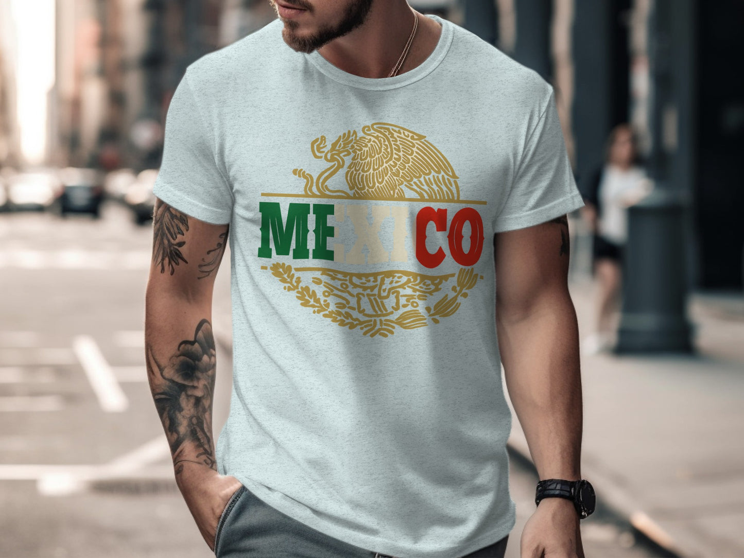 Mexico Emblem and Text Design T-Shirt product type