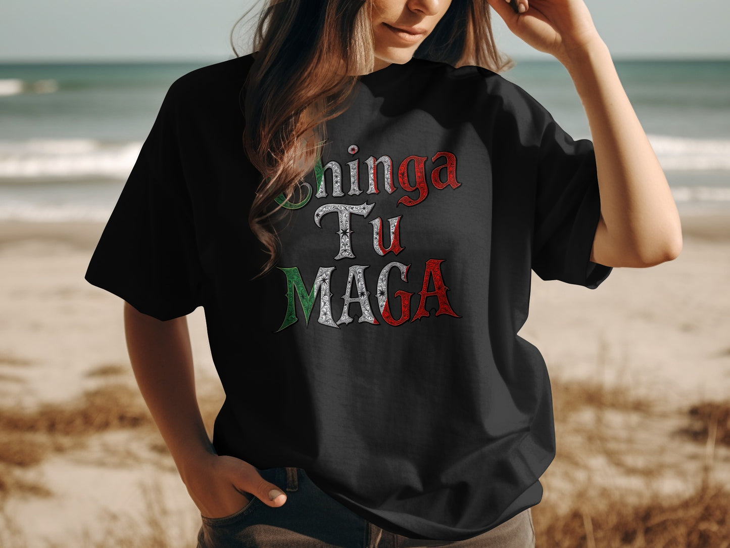 Chinga Tu Maga Graphic T-Shirt product