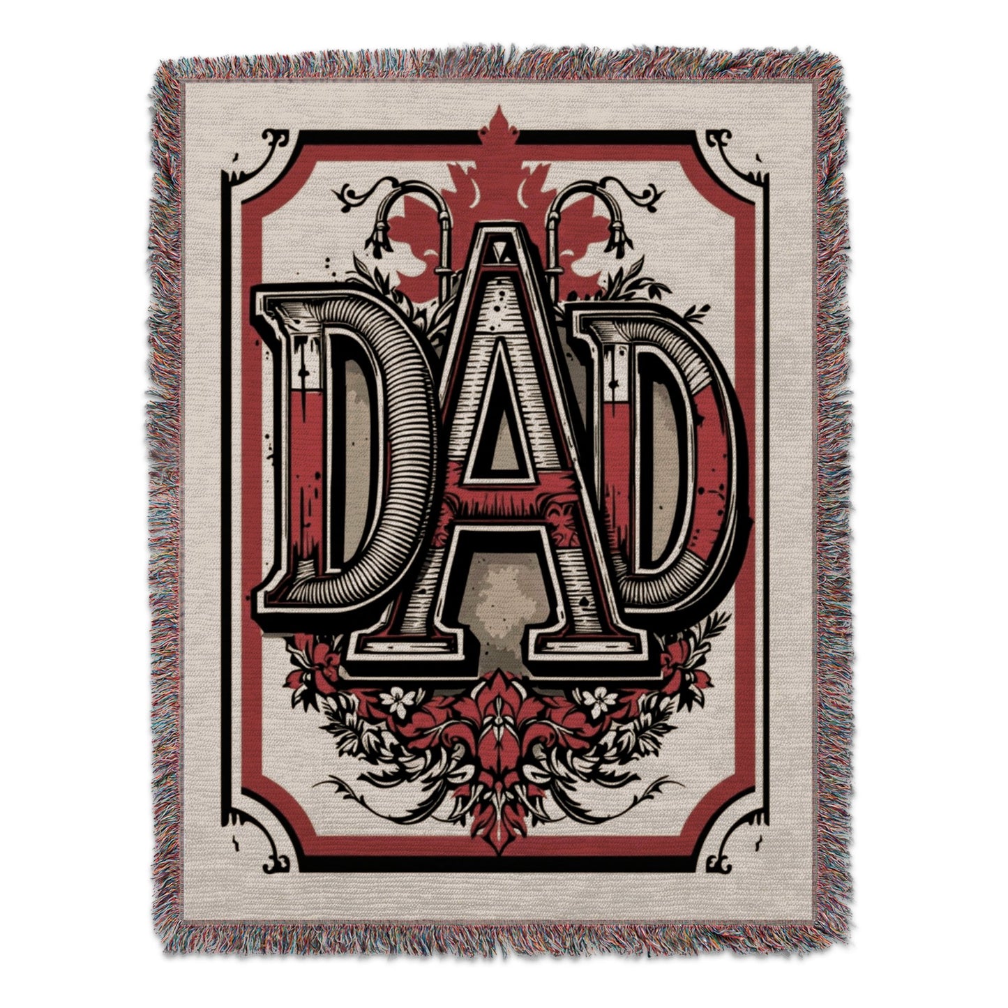 Vintage Dad Tapestry Throw Blanket Gift Product