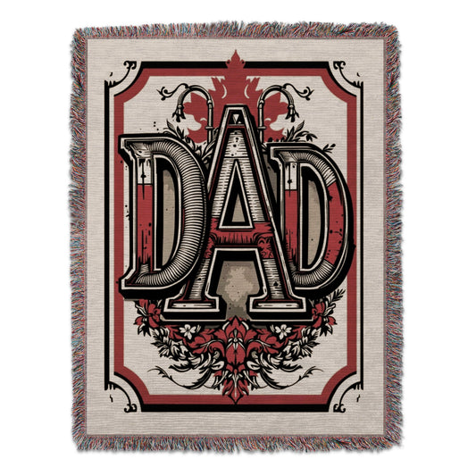 Vintage Dad Tapestry Throw Blanket Gift Product