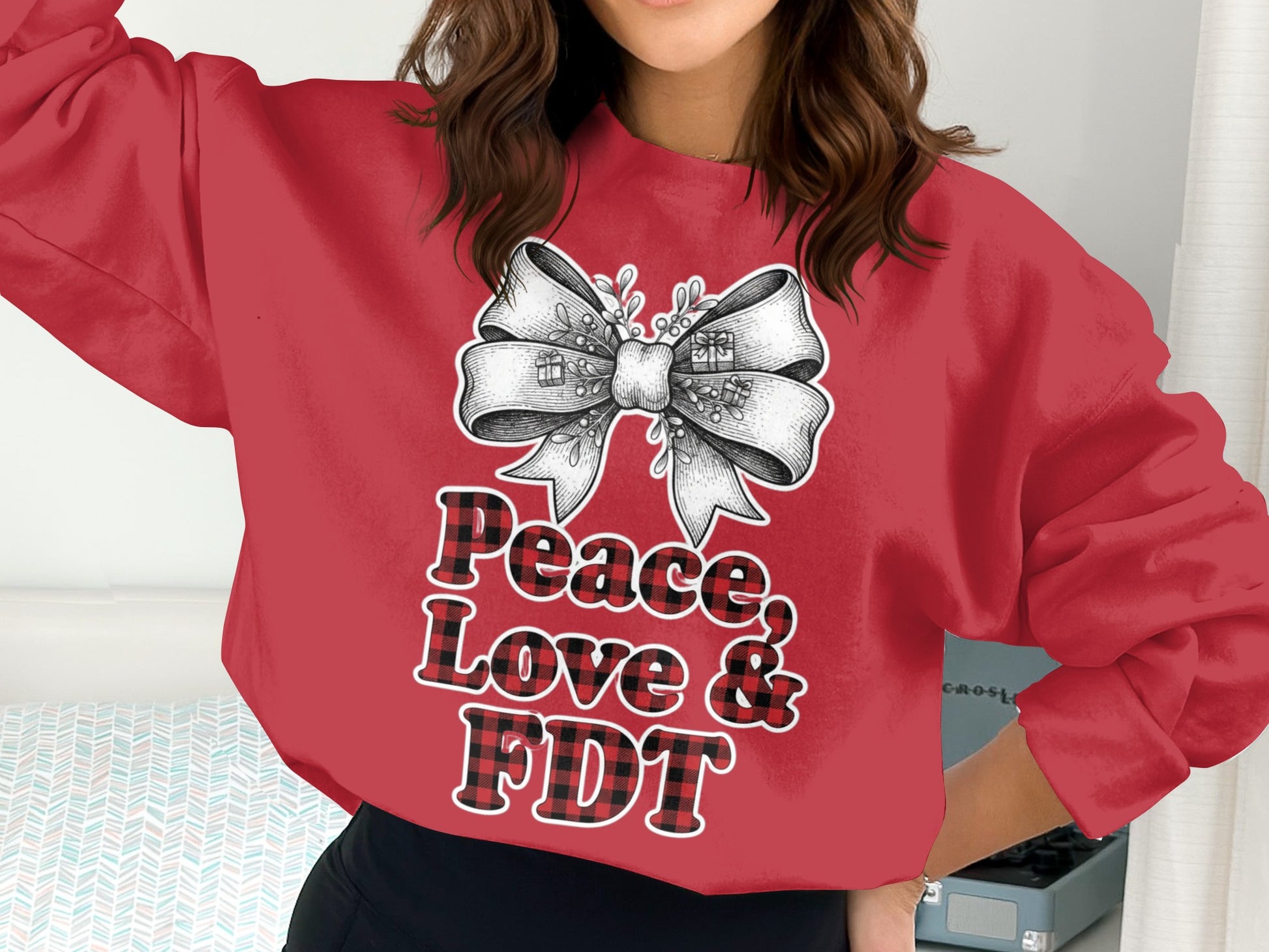 Peace Love & FDT Graphic Sweatshirt