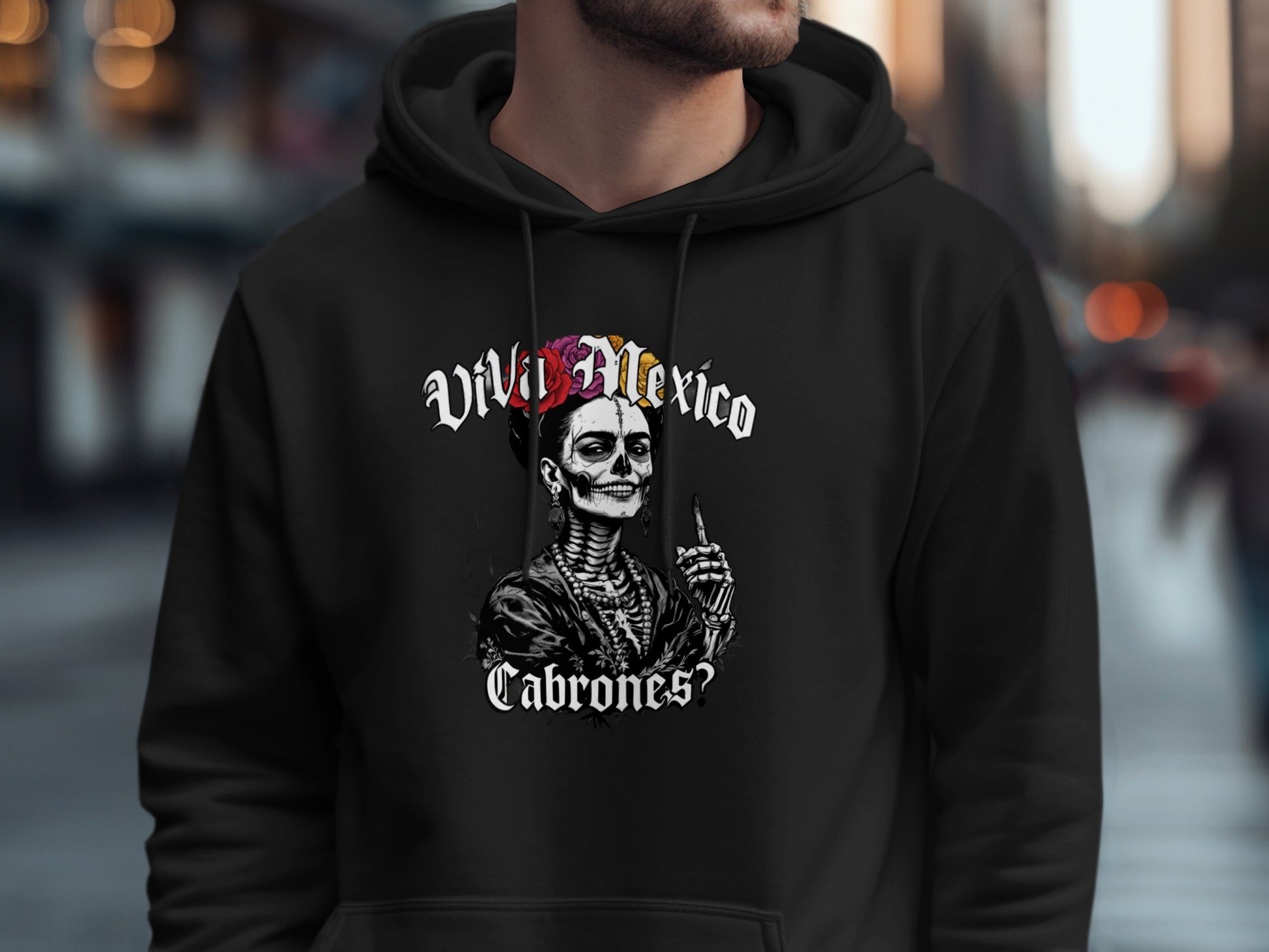 Viva Mexico Cabrones Skeleton Hoodie product