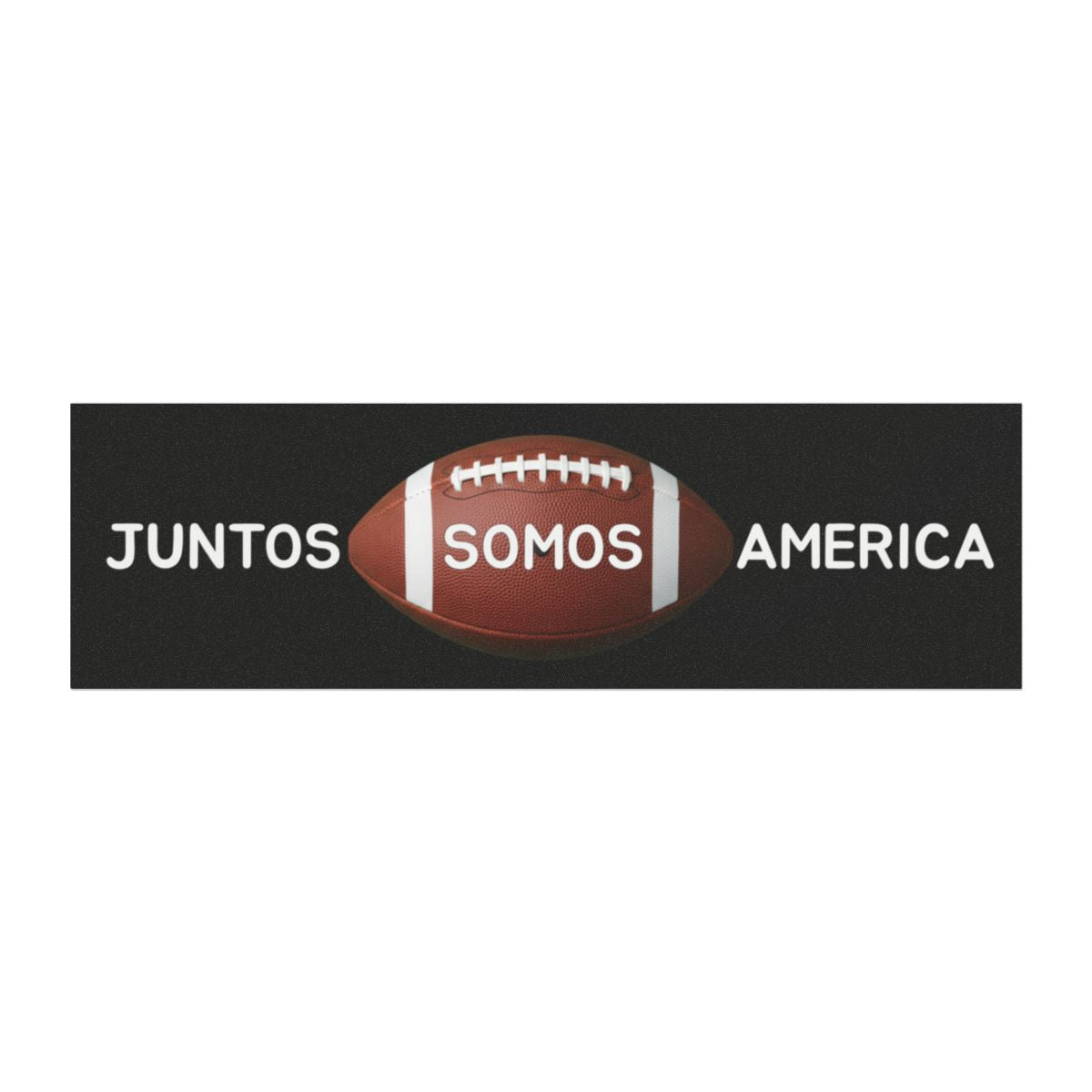 Juntos Somos America Football Banner Product