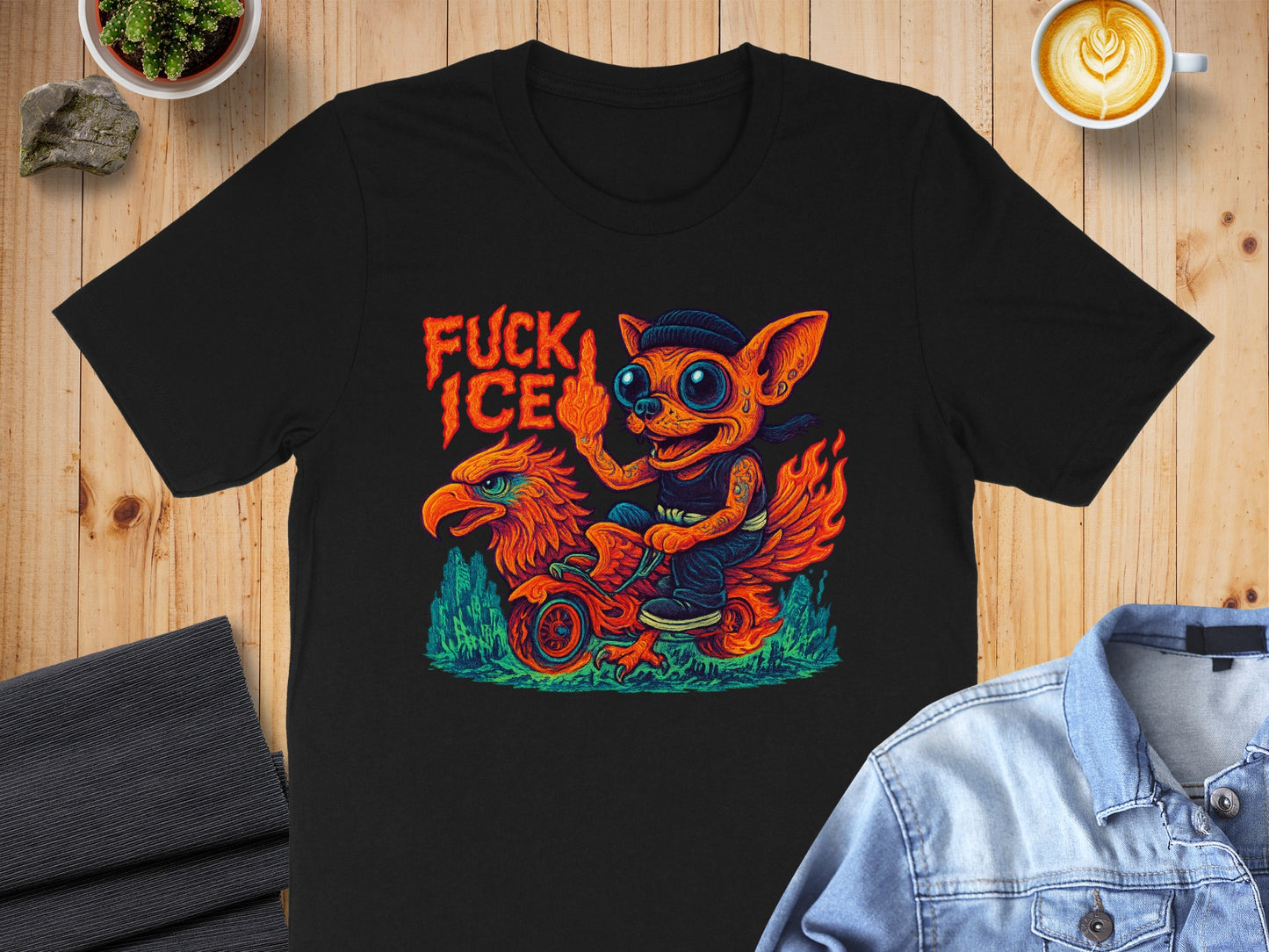 Colorful Fantasy Art Design Graphic Tee Shirt product type