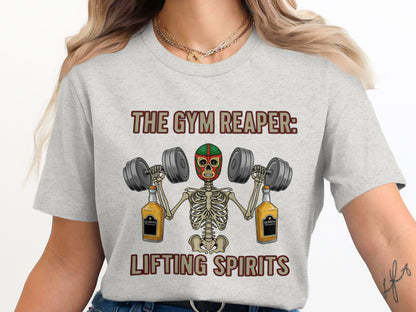 The Gym Reaper Lifting Spirits Graphic T-Shirt product